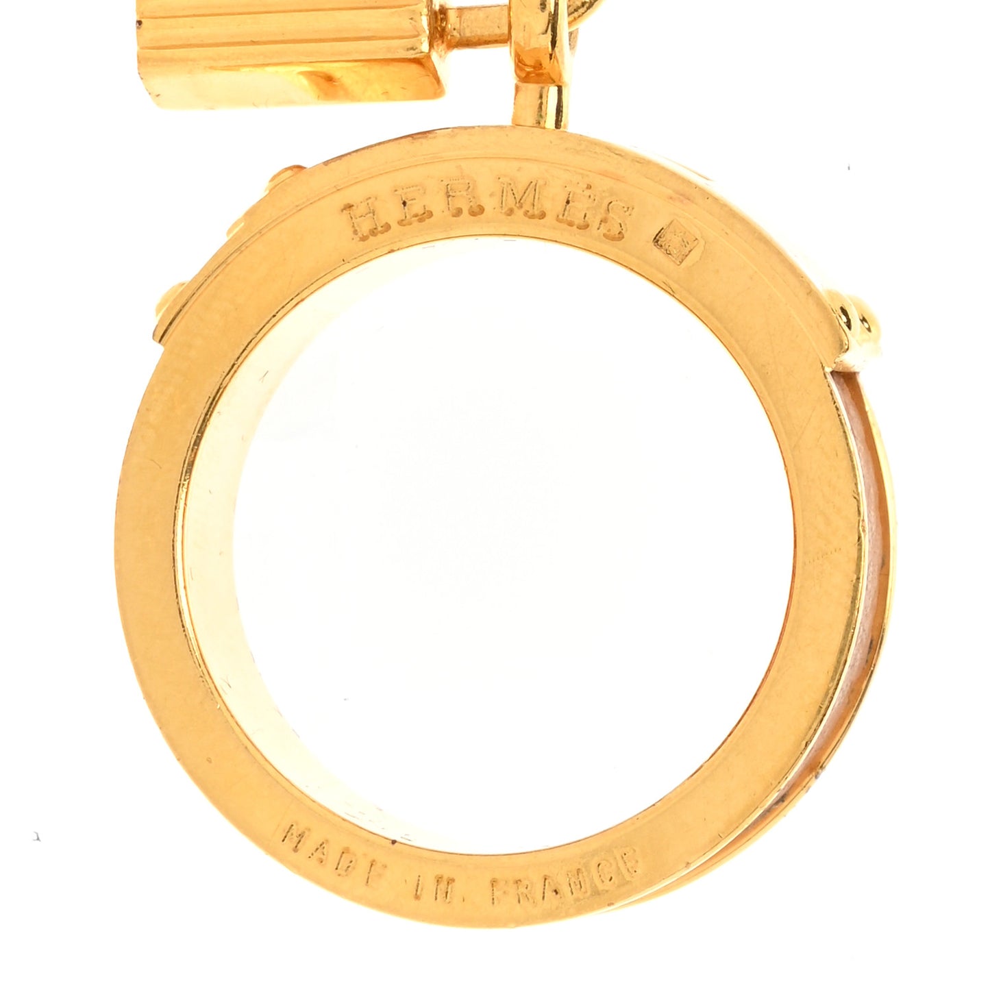 Madame Calfskin Kelly Cadena Scarf Ring