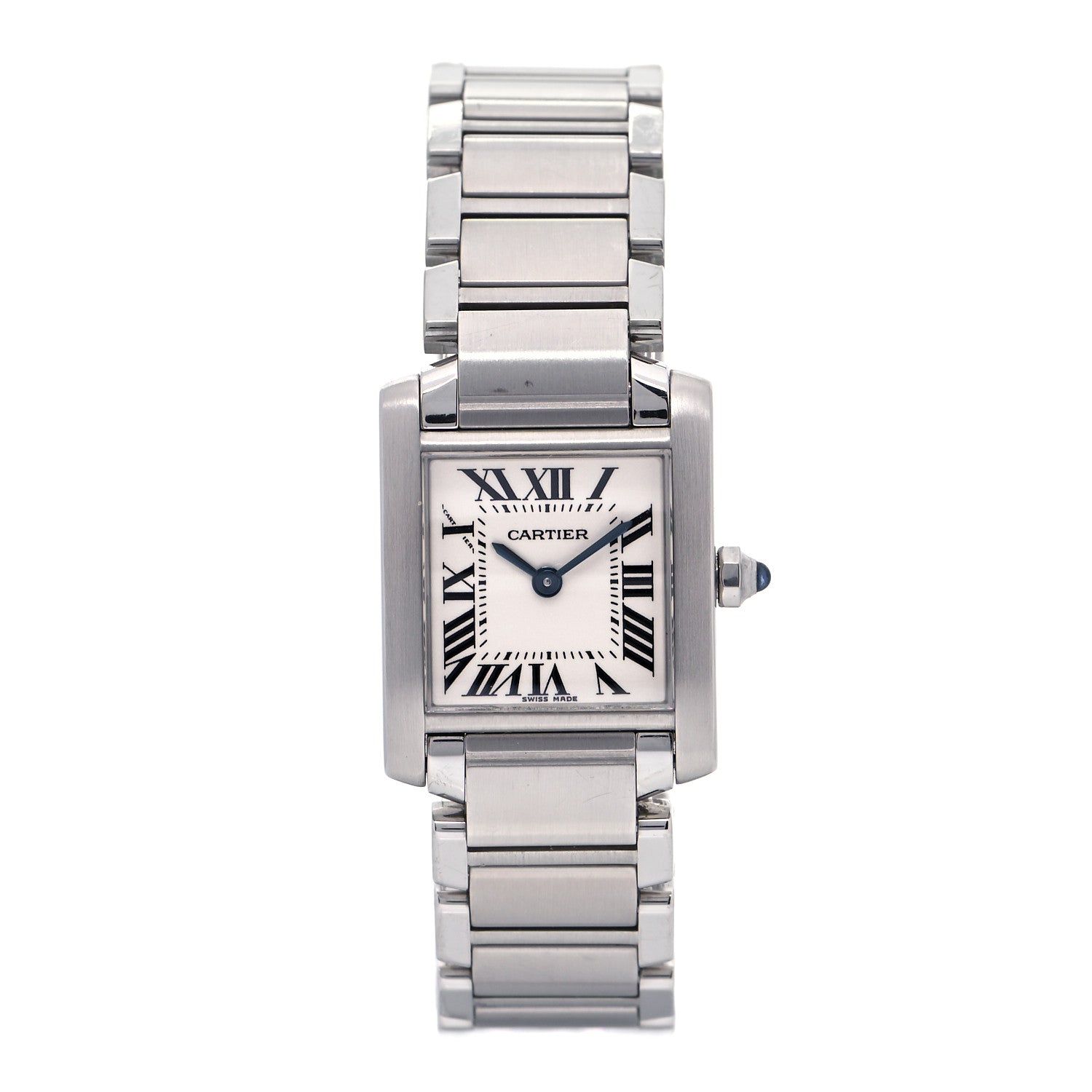 Cartier Stainless Steel 20mm Tank Francaise Quartz Watch 1 of 4