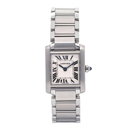 Cartier Stainless Steel 20mm Tank Francaise Quartz Watch 1 of 4
