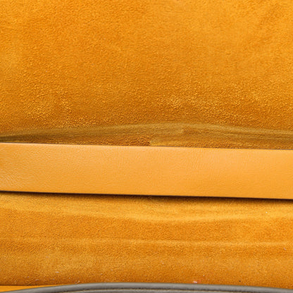 Chloe Suede Smooth Calfskin Drew Shoulder Bag Dark Ochre 9 of 13