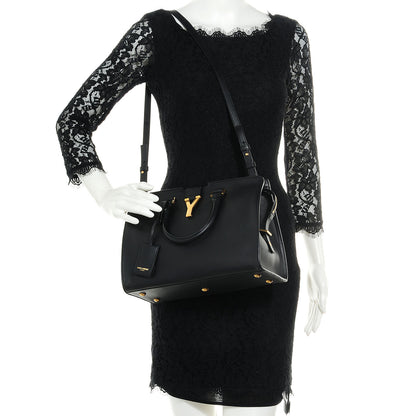 Saint Laurent Calfskin Small Classic Y Cabas Black 2 of 9