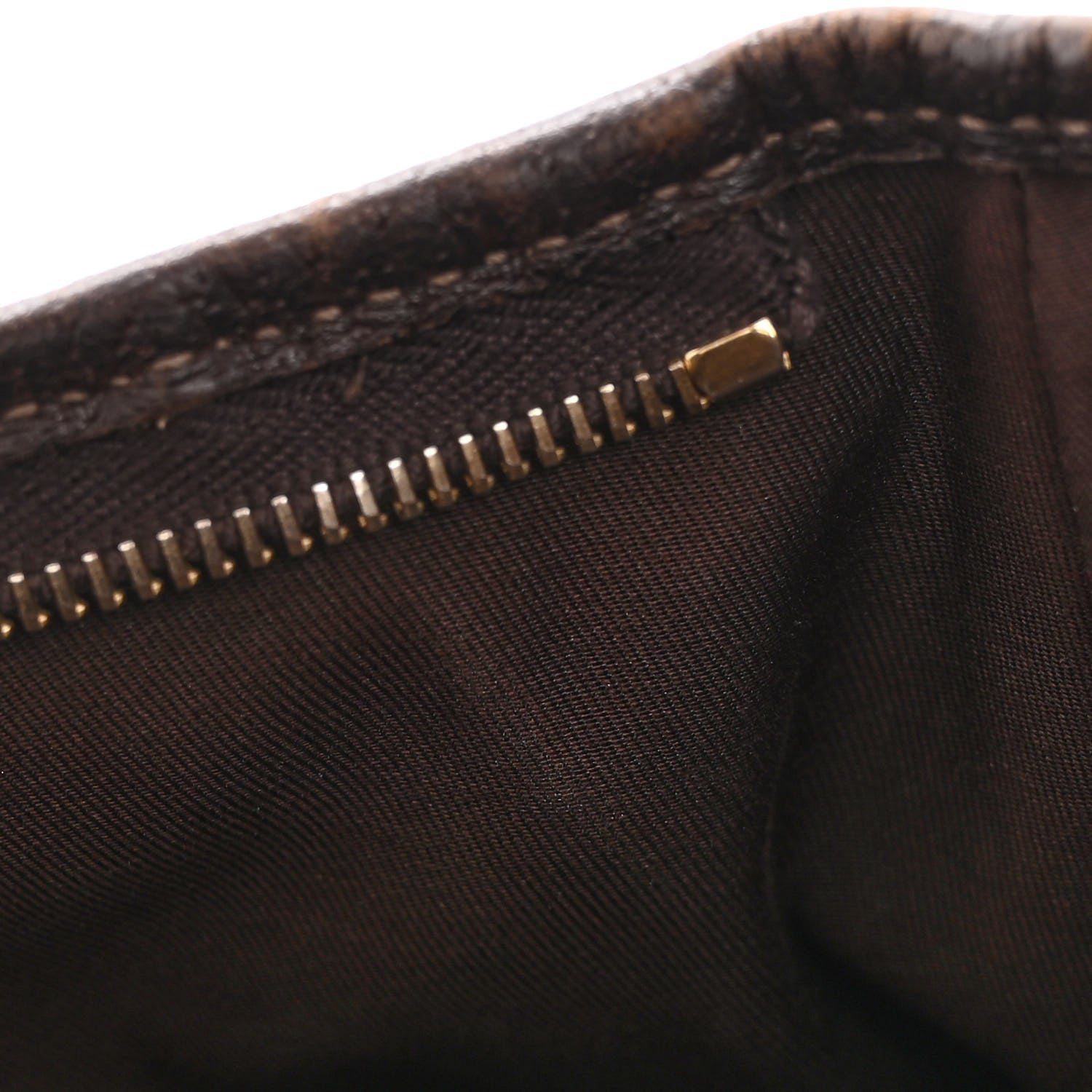 Gucci Monogram D Ring Abbey Pochette Brown 12 of 18