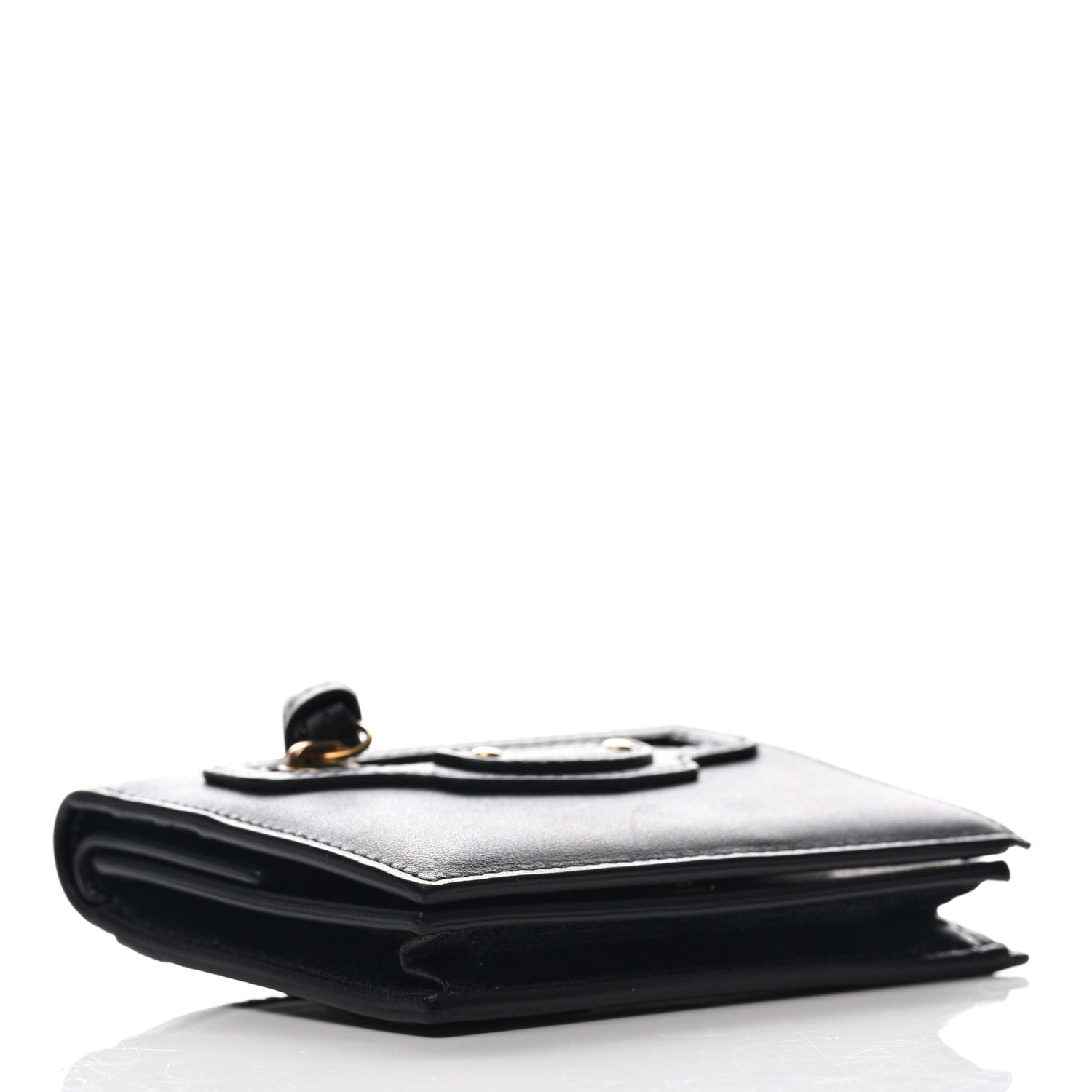 Balenciaga Calfskin Neo Classic Wallet Black 3 of 6