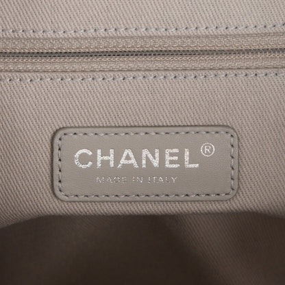 Chanel Glazed Calfskin Small Deauville Tote Black 6 of 7