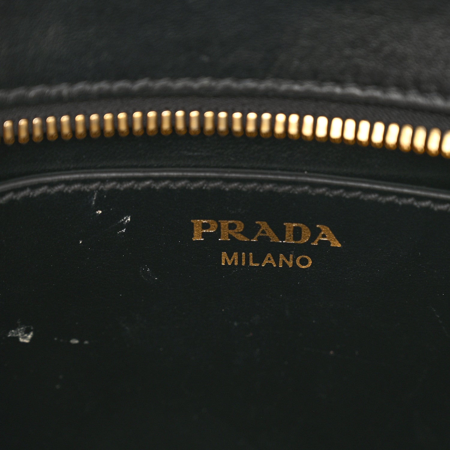 Prada Saffiano City Calfskin Esplanade Crossbody Bag Black 7 of 9
