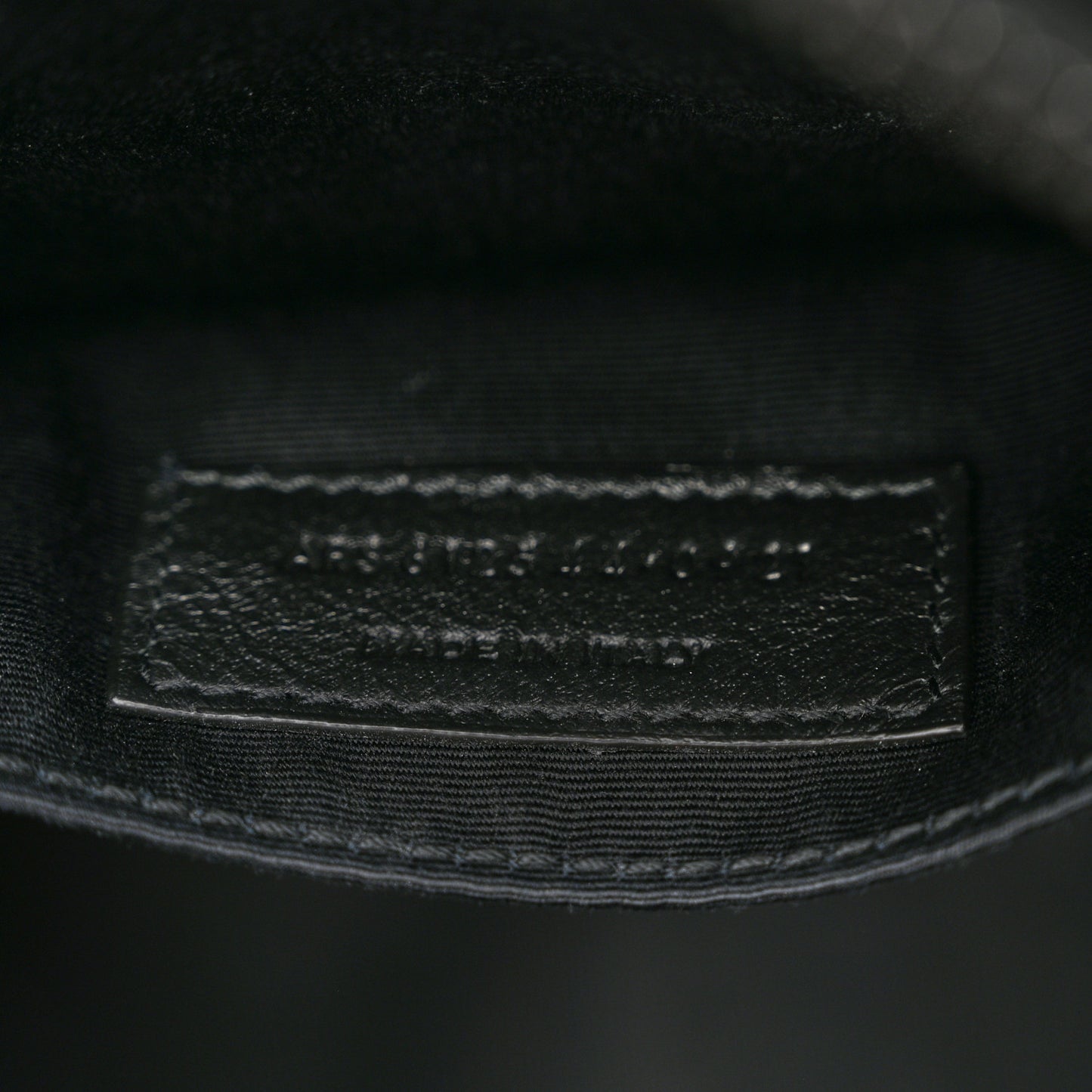 Calfskin Matelasse Monogram Monochrome Lou Camera Bag Black