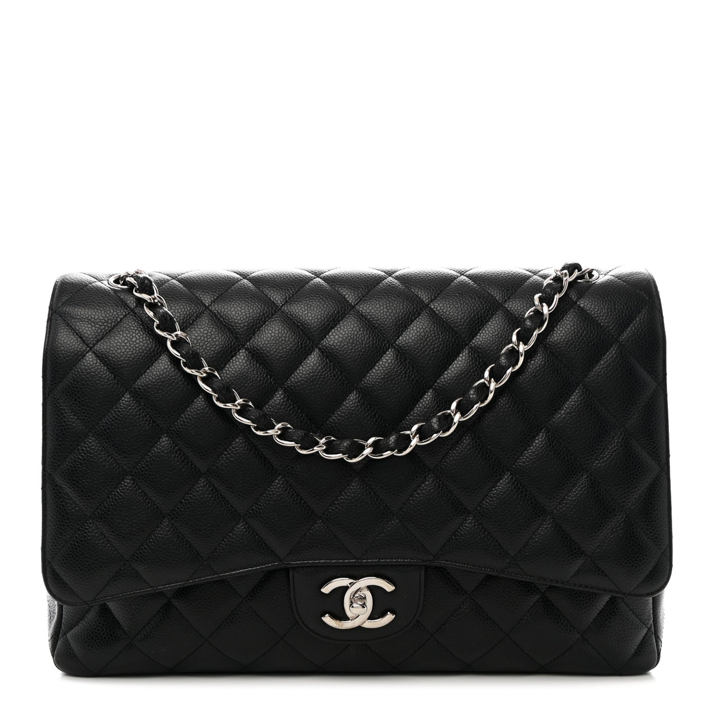 Caviar Maxi Double Flap Black