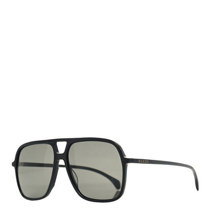 Gucci Acetate Brow Bar Aviator Sunglasses GG0545S Black 1 of 8
