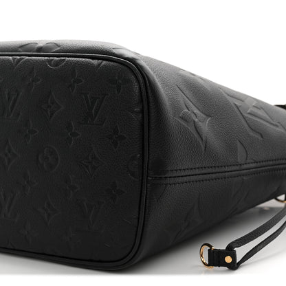 Louis Vuitton Empreinte Monogram Giant Neverfull MM Black 10 of 10