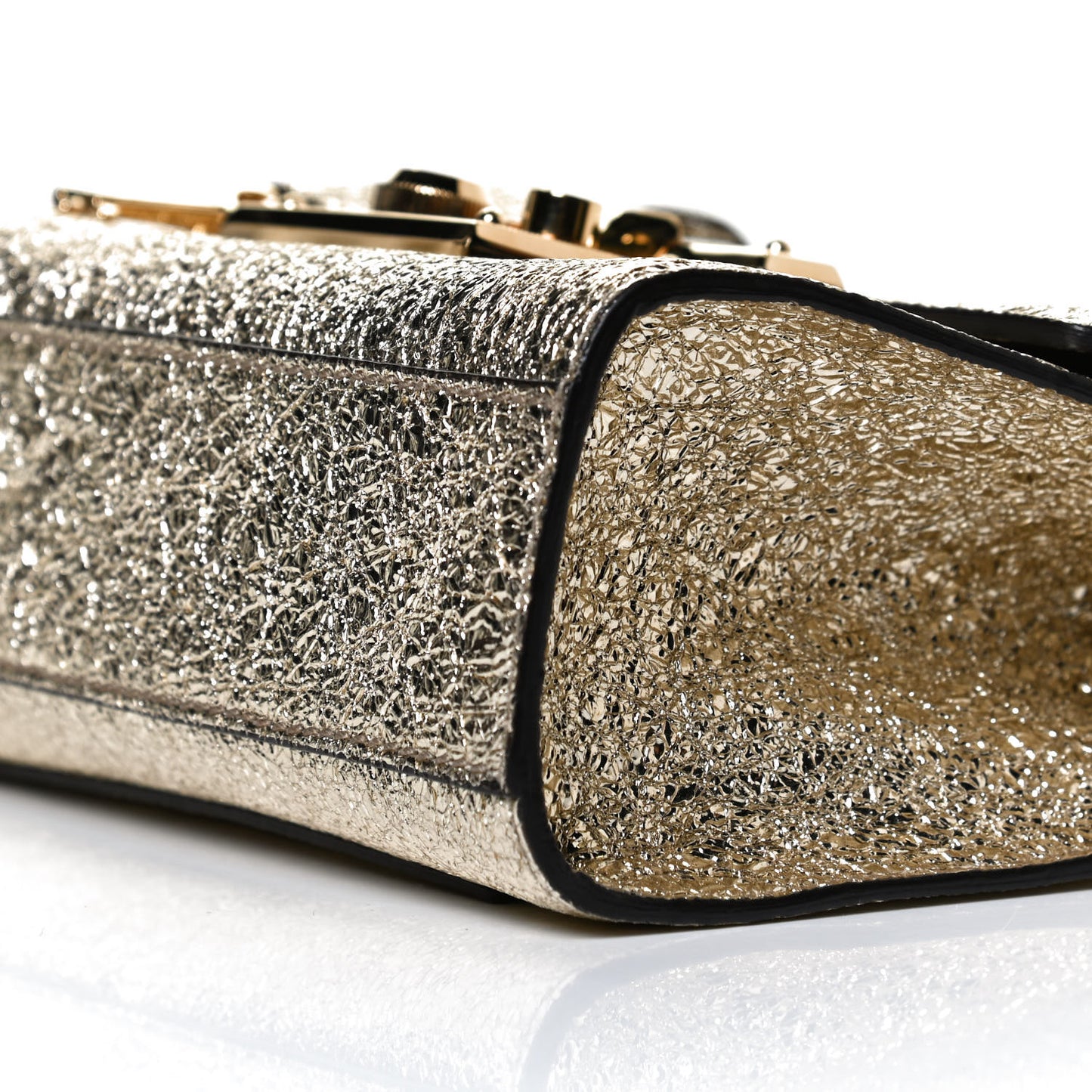 Galassia Small Padlock Shoulder Bag Platino
