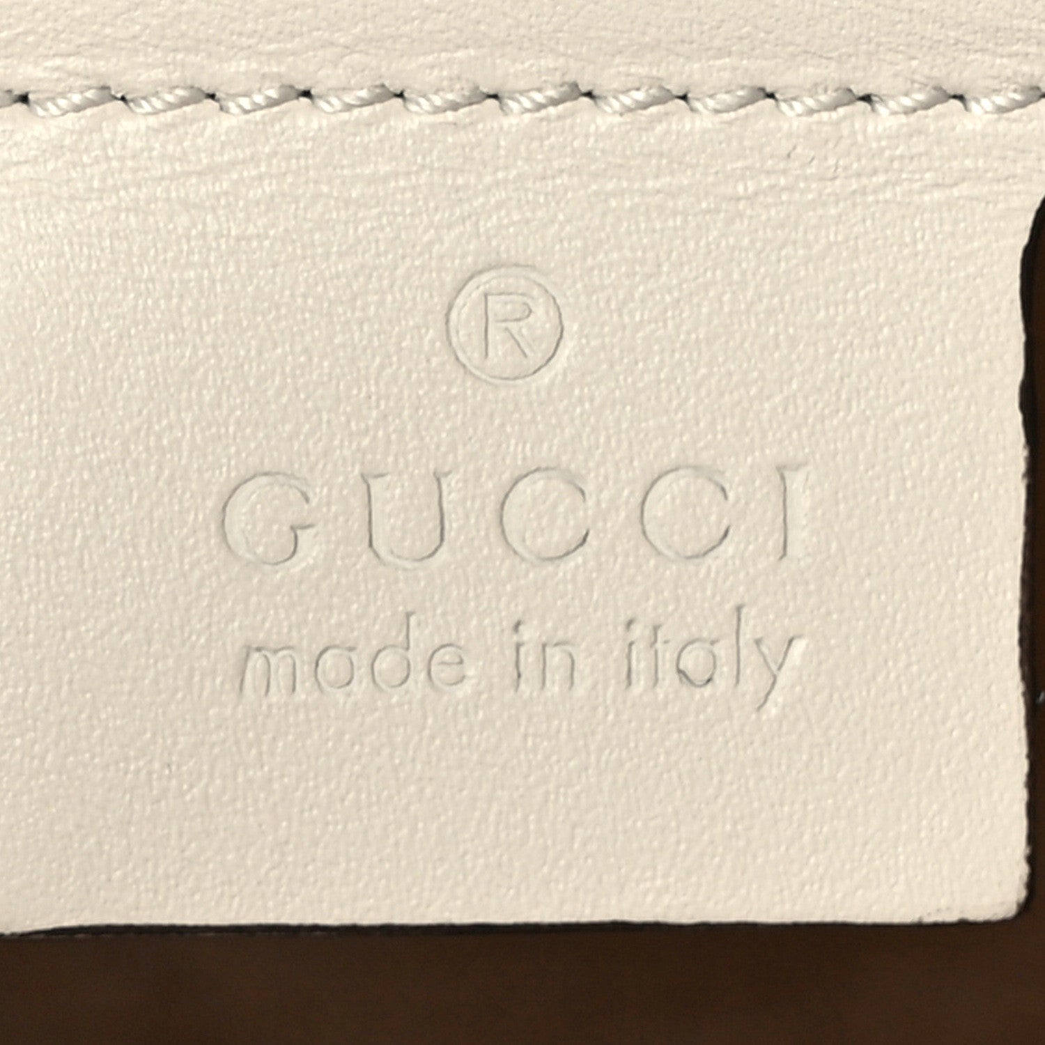 Gucci Calfskin Web Medium Sylvie Top Handle Bag White 6 of 10