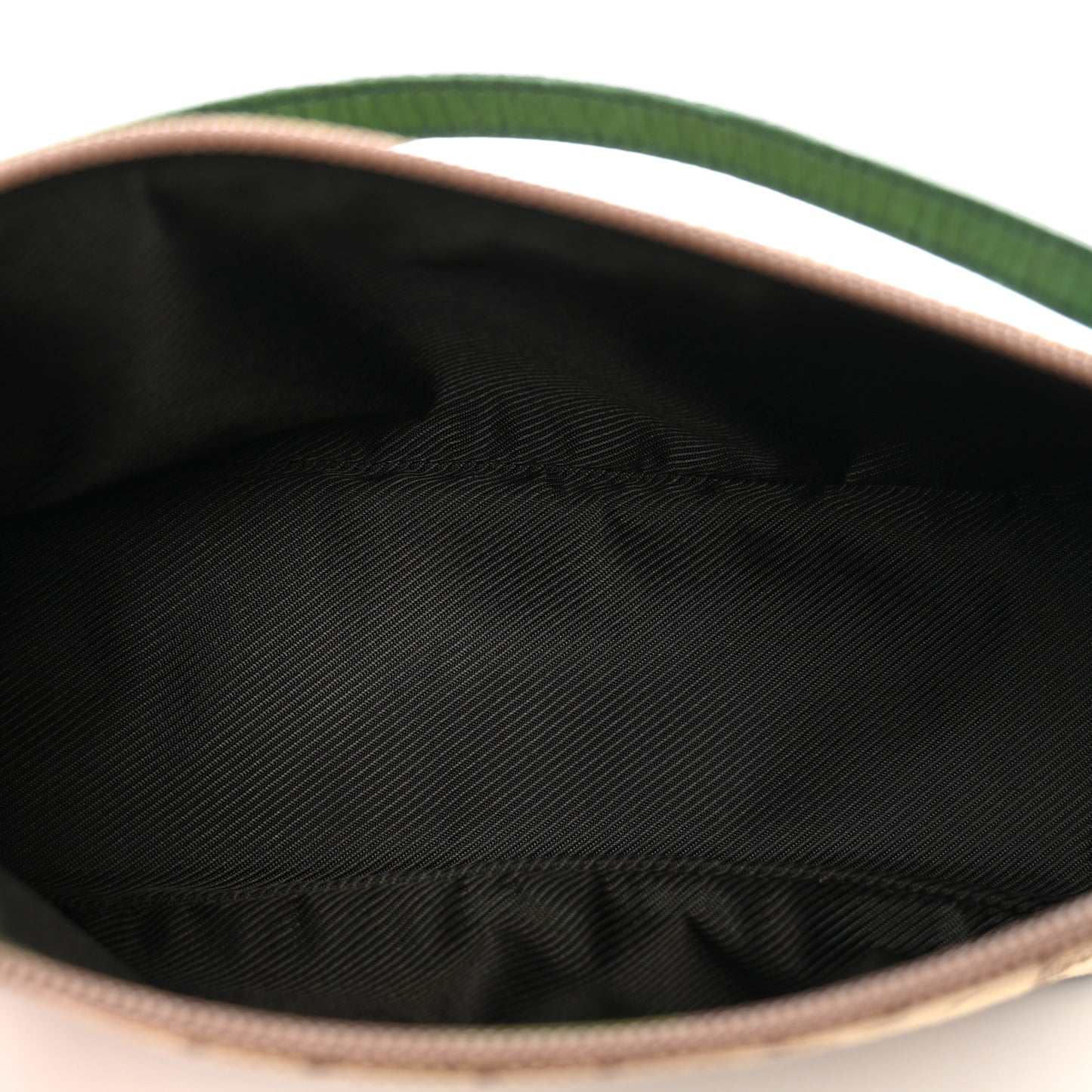 Monogram Web Boat Pochette Green