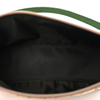 Gucci Monogram Web Boat Pochette Green 5 of 12