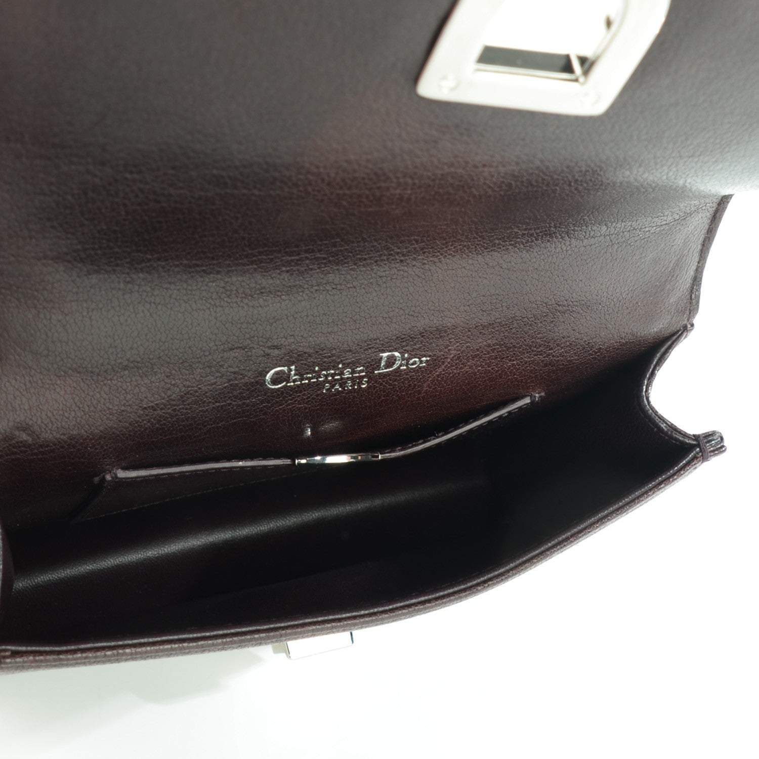 Christian Dior Calfskin Mini Diorama Flap Bag Brown 6 of 7