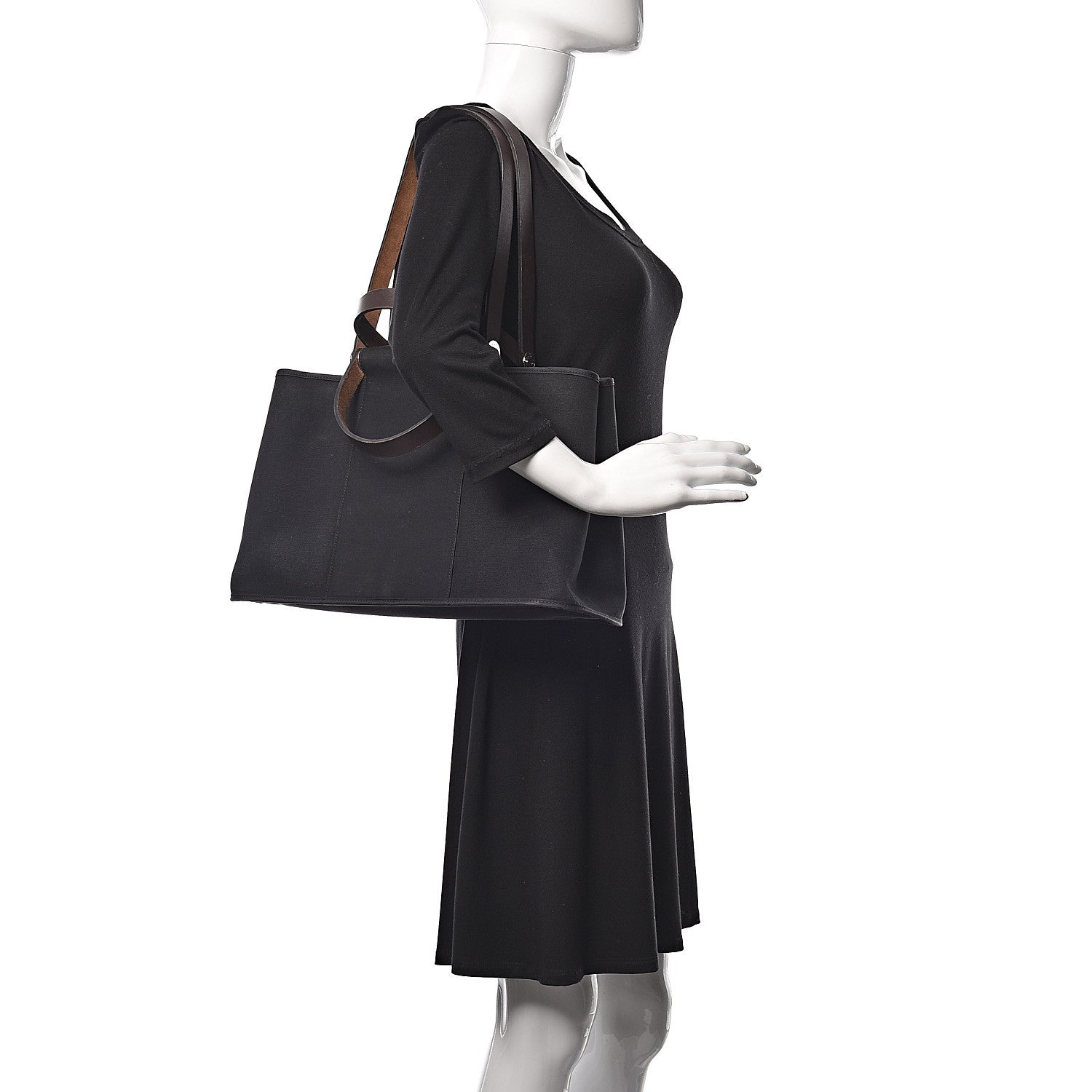 Hermes Toile Cabag Elan Black 2 of 22