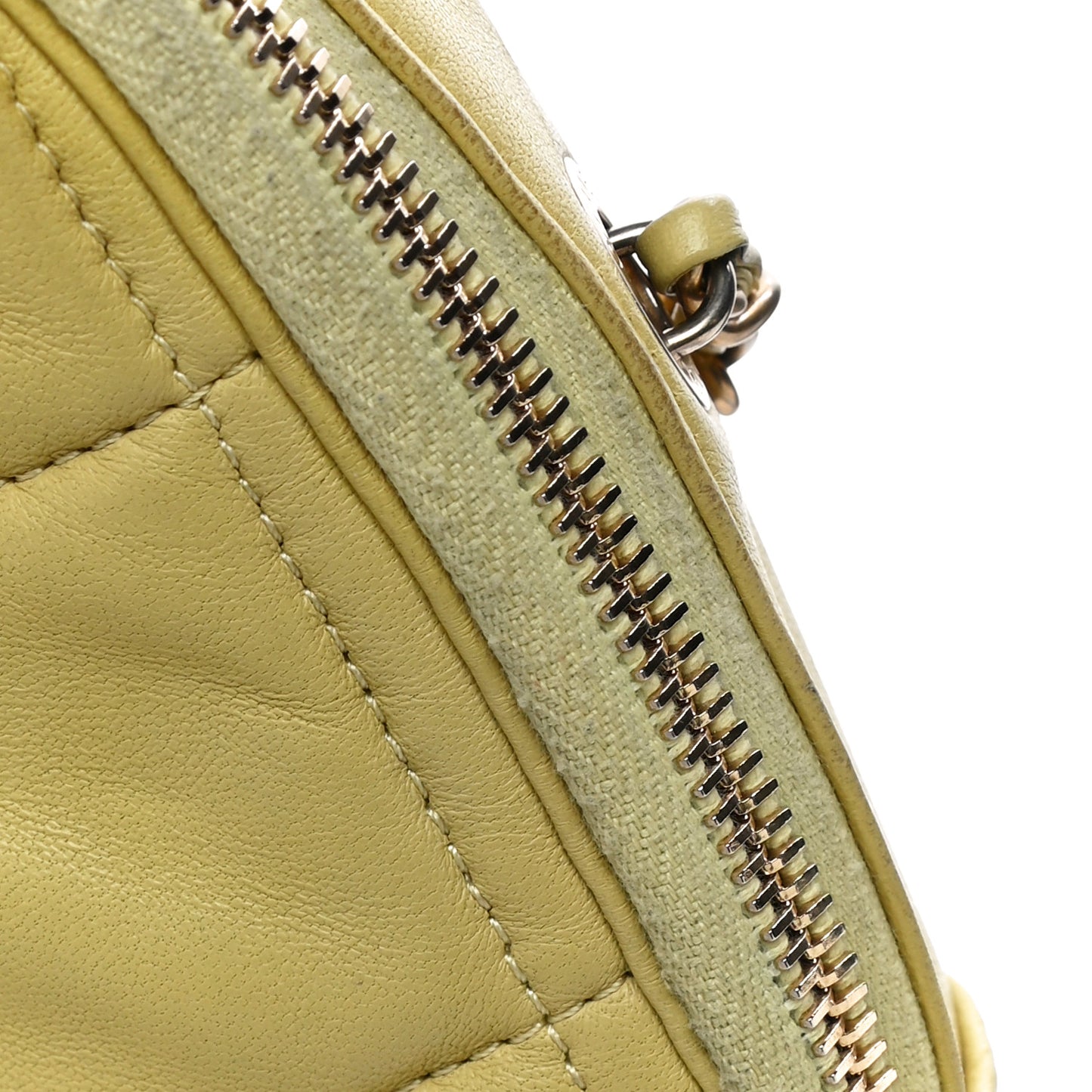 Lambskin Quilted Diamond Clutch With Chain Light Green