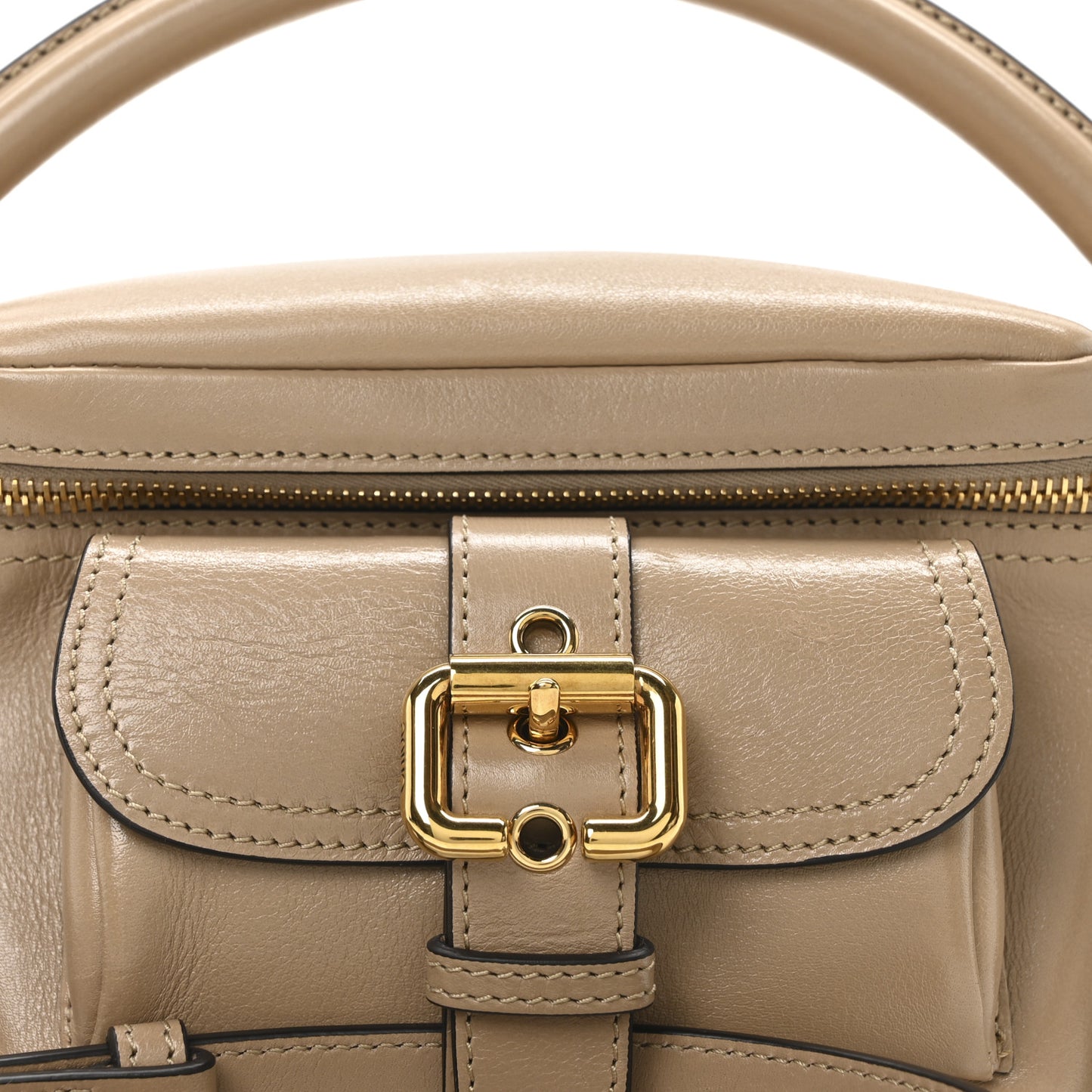 Shiny Buffalo Small Double Carry Camera Bag Brown