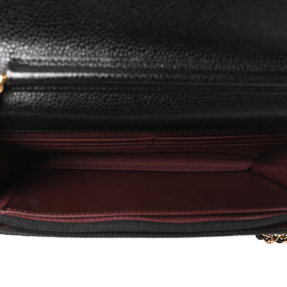 Chanel Caviar Quilted Wallet on Chain WOC Black 5 of 11