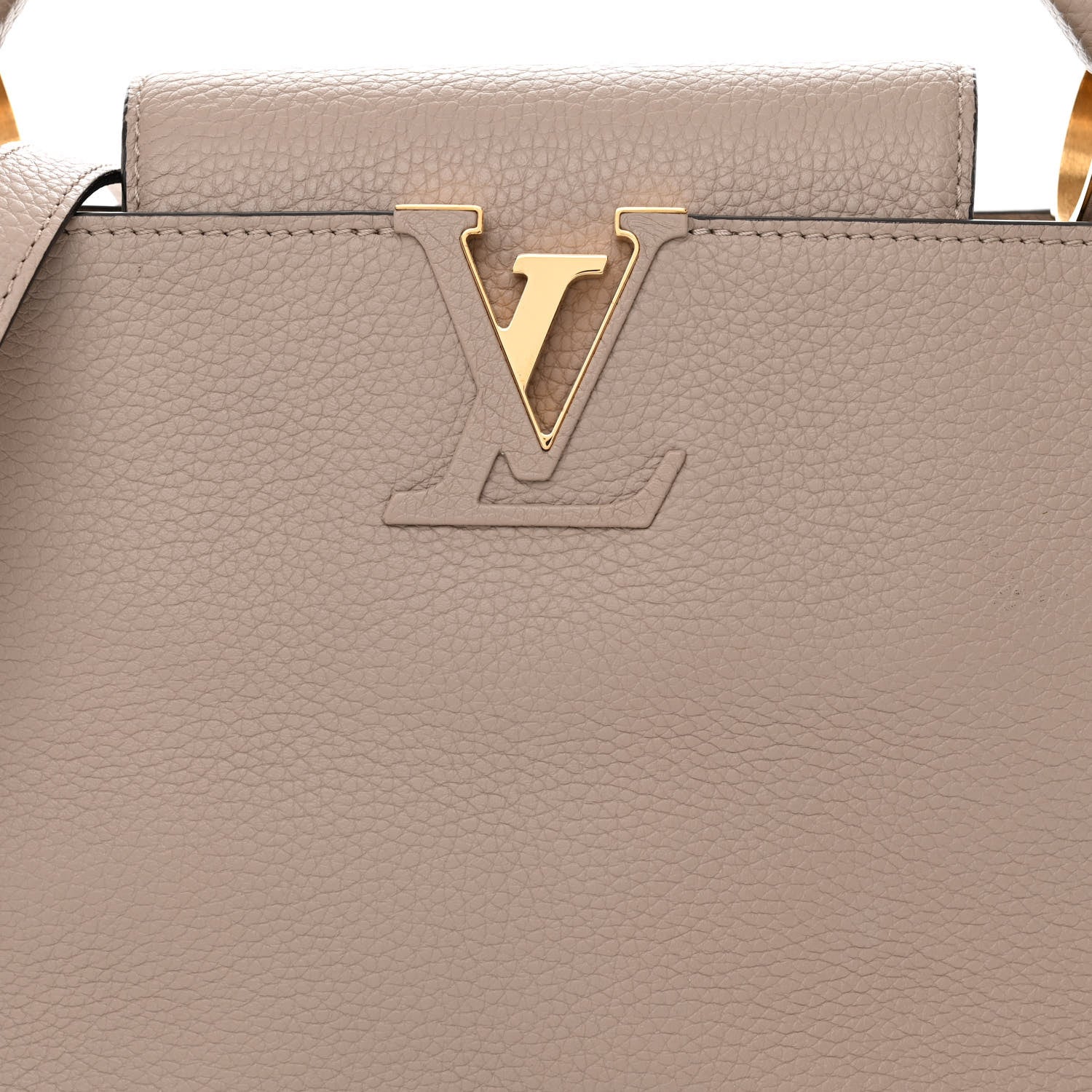 Louis Vuitton Taurillon Capucines PM Galet 7 of 9