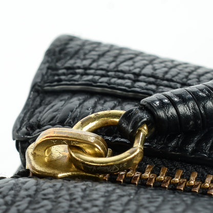 3.1 Phillip Lim 3.1 Textured Calfskin Medium Pashli Satchel Black 3 of 13