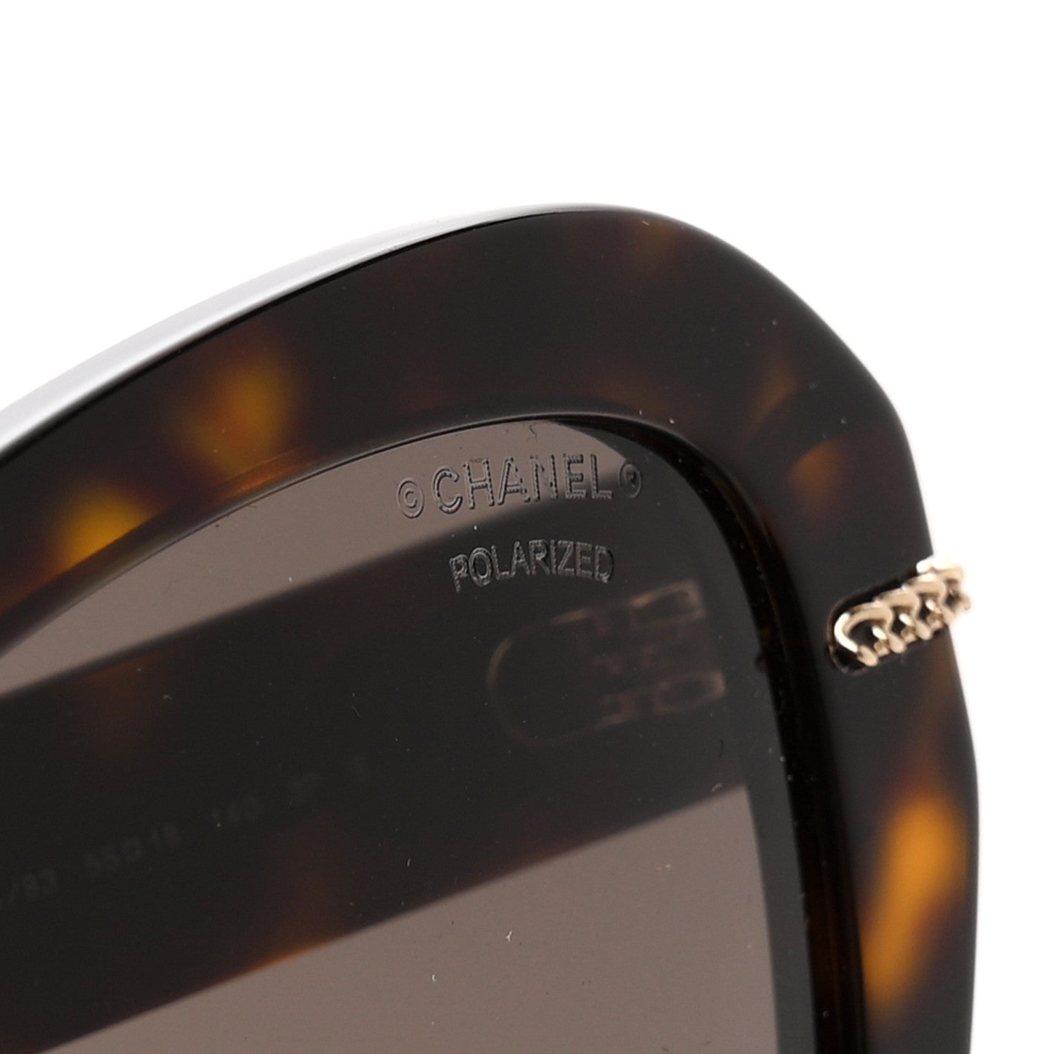 Chanel Acetate Polarized CC Butterfly Sunglasses 5510-A Dark Tortoise 7 of 8