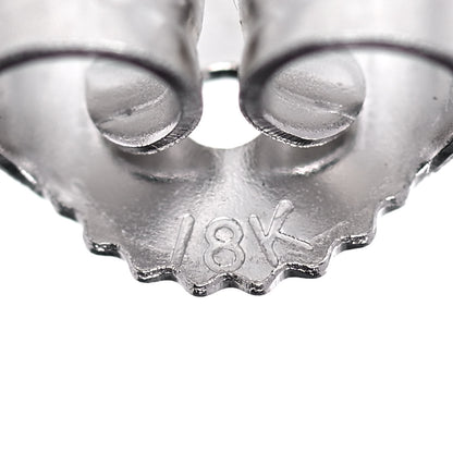 Roberto Coin 18K White Gold Diamond Tiny Treasures Heart Stud Earrings 4 of 7