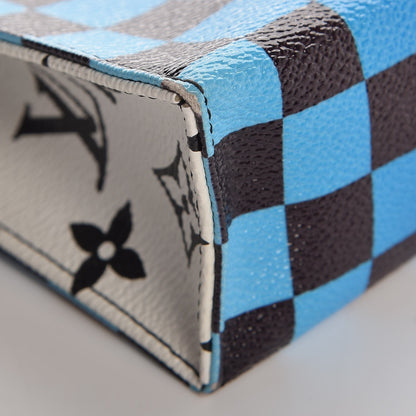 Louis Vuitton Damier Race Toiletry Pouch 26 Blue Vert 9 of 15