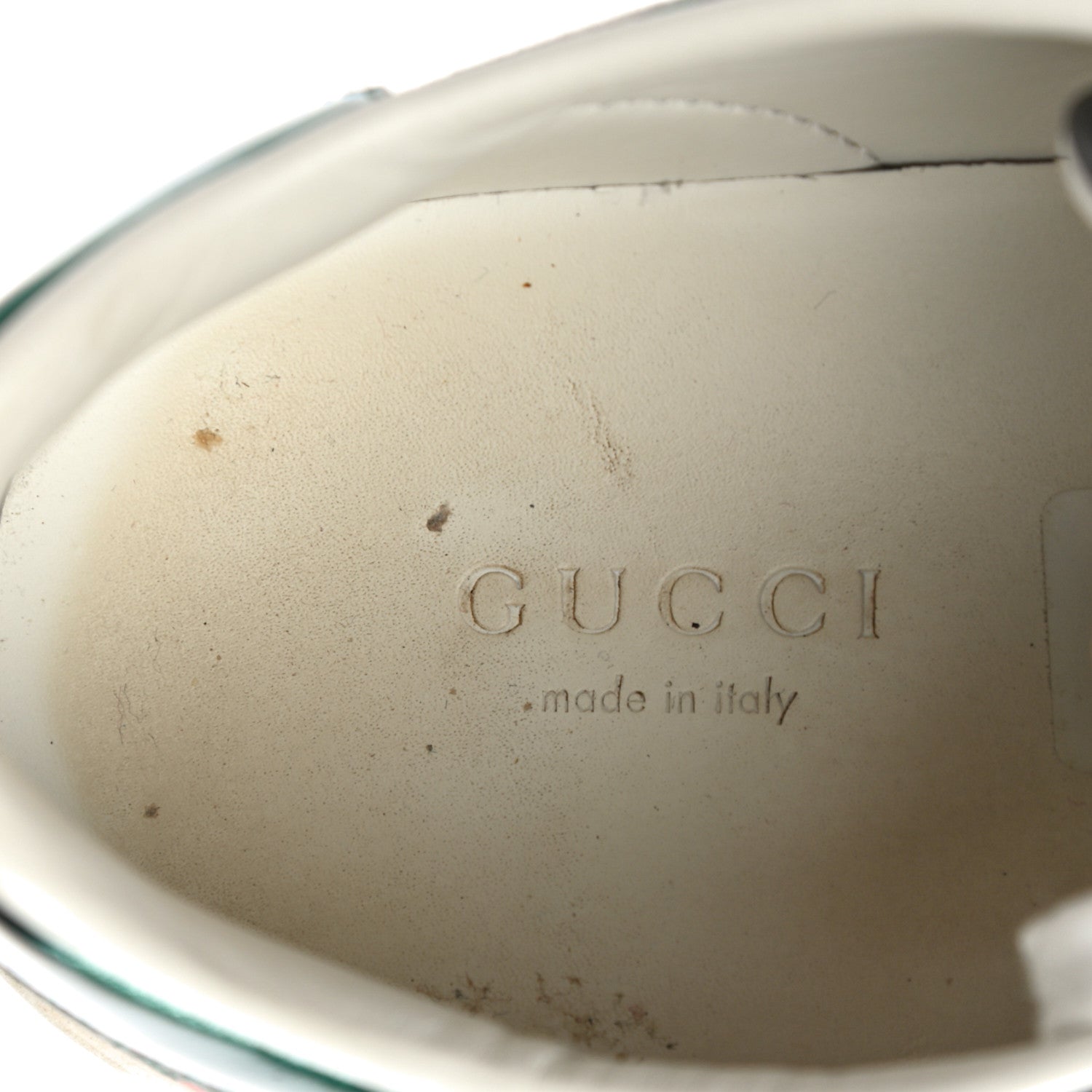 Gucci GG Supreme Monogram Strawberry Web Womens Ace Sneakers 36.5 Beige Multicolor Red Green 6 of 13