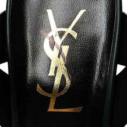 Saint Laurent Calfskin Tribute 105 Platform Sandals 36.5 New Vert Fonce 8 of 9
