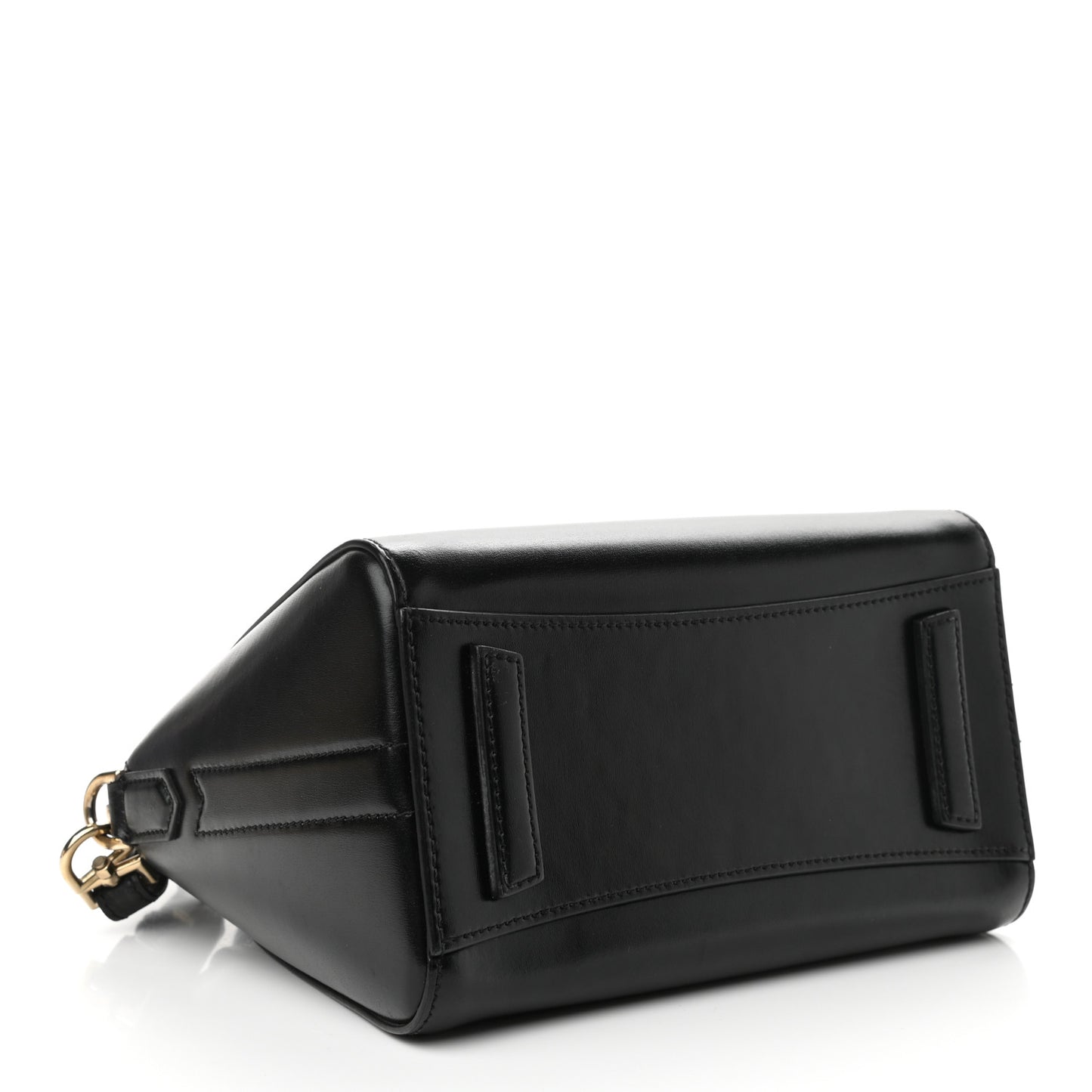 Shiny Lord Calfskin Mini Antigona Black