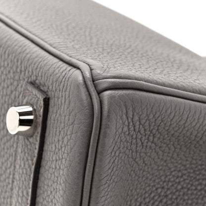 Hermes Togo BIRKIN 30 Etain 12 of 15