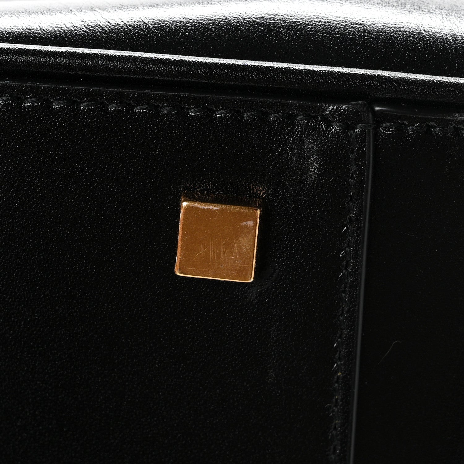 Saint Laurent Smooth Calfskin Manhattan North South Shopper Tote Black 10 of 10