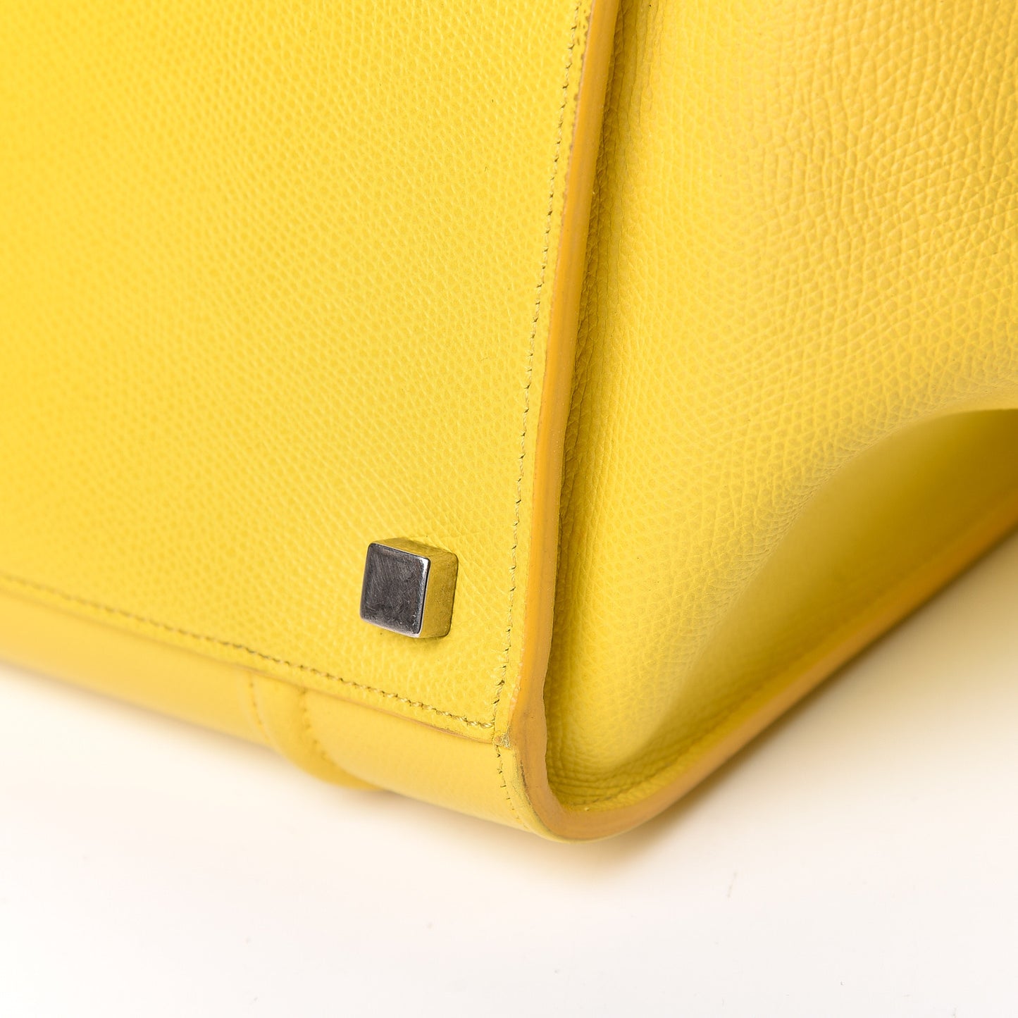 Grained Calfskin Medium Phantom Luggage Yellow