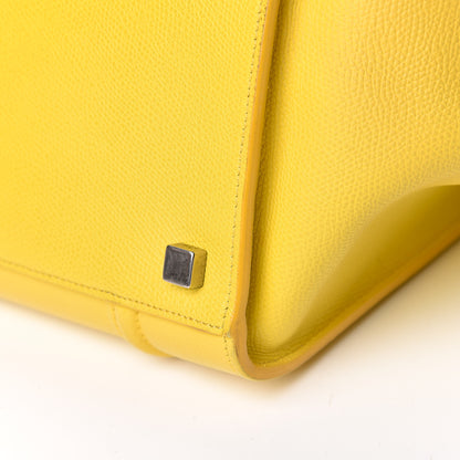 Celine Grained Calfskin Medium Phantom Luggage Yellow 28 of 28