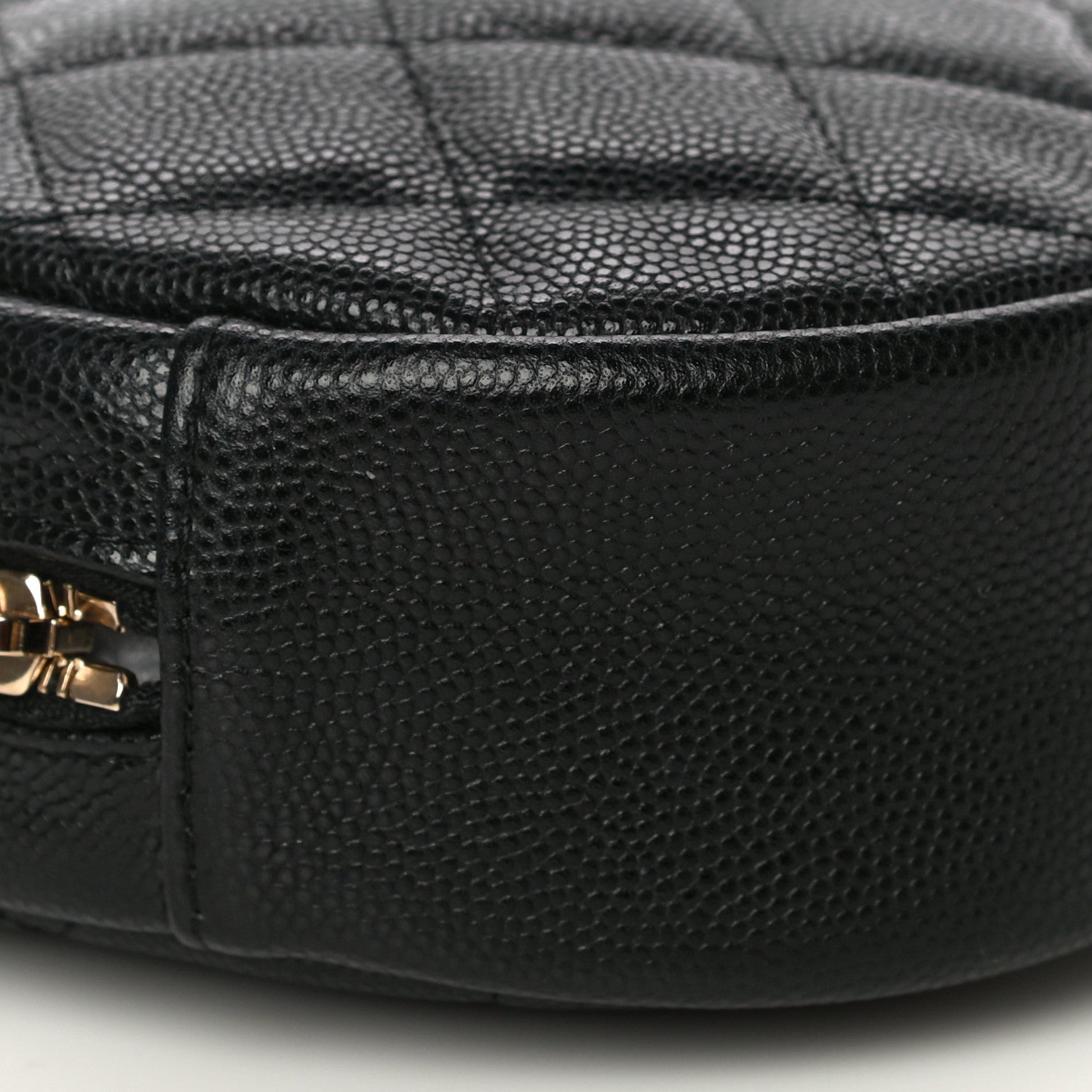 Chanel Caviar Quilted Round Clutch With Chain Black 9 of 11