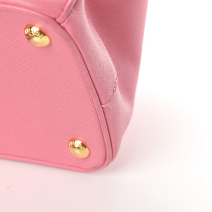 Prada Saffiano Small Galleria Double Zip Tote Petalo 14 of 15