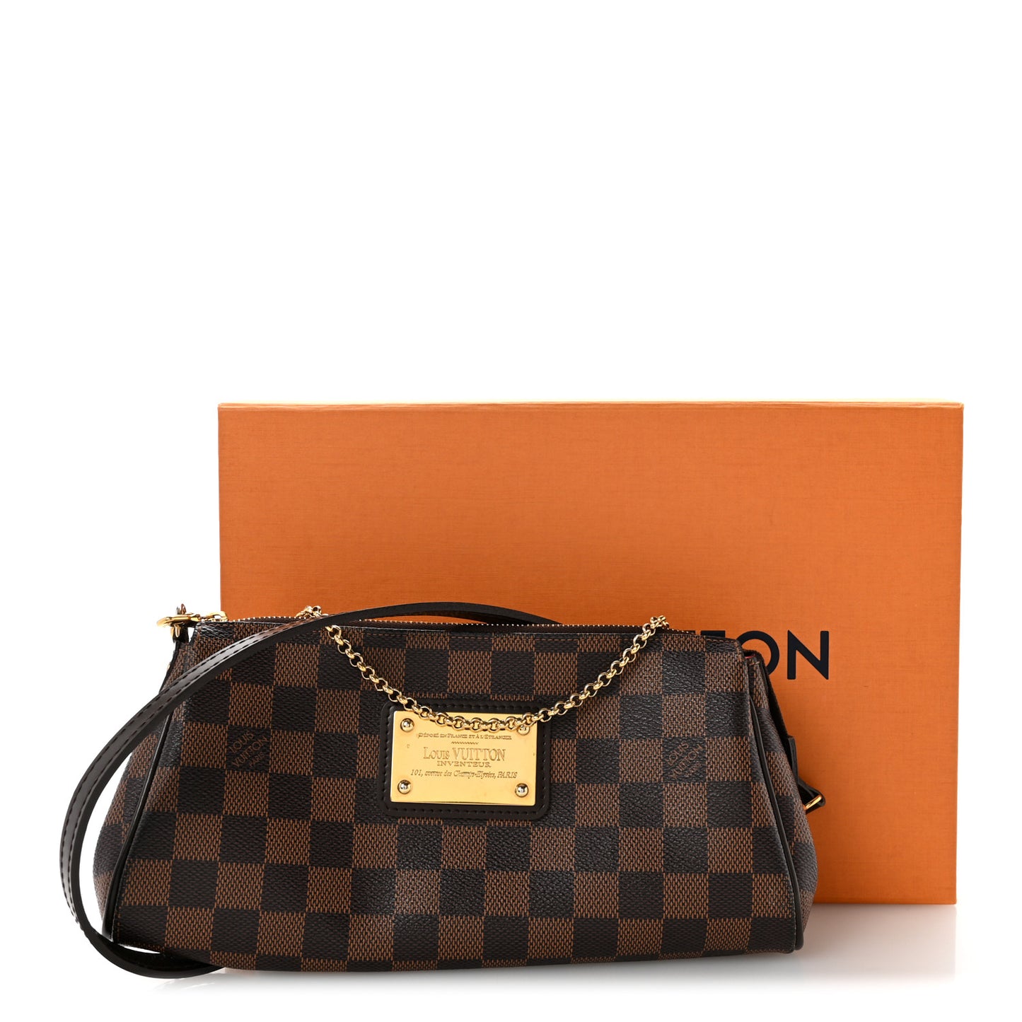 Damier Ebene Eva Clutch