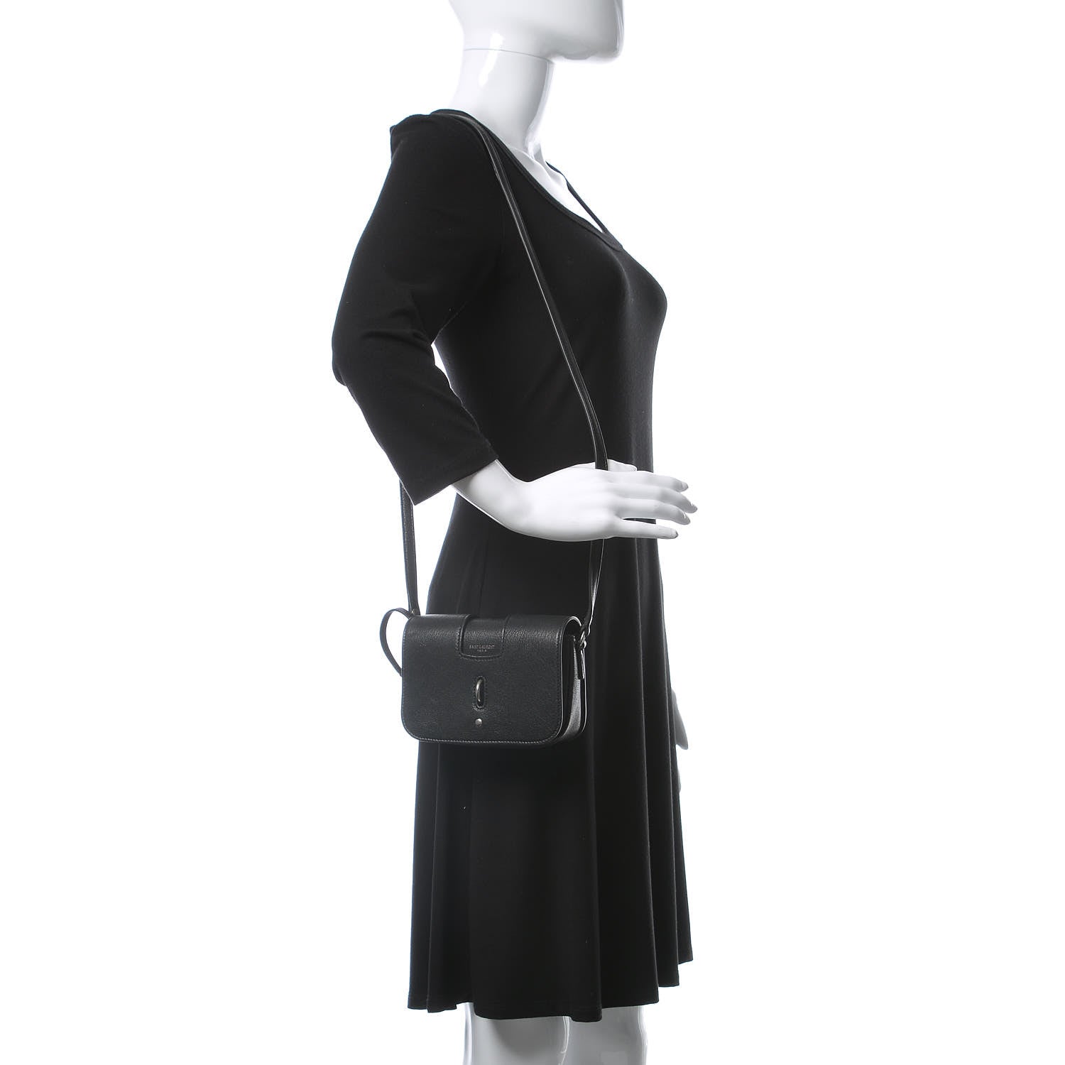 Saint Laurent Lambskin Toy Charlotte Messenger Bag Black 2 of 10