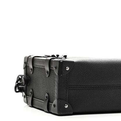 Louis Vuitton Calfskin Side Trunk MM Black 8 of 9