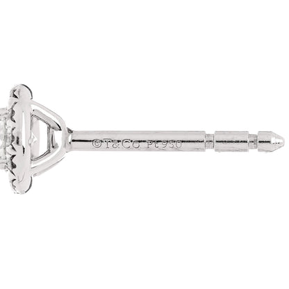 Tiffany Platinum Diamond .32ctw Soleste Earrings 4 of 5