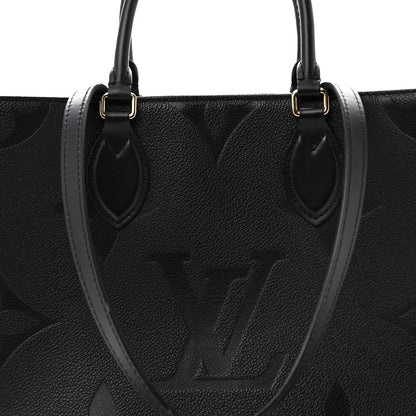 Louis Vuitton Empreinte Monogram Giant Onthego MM Black 7 of 13