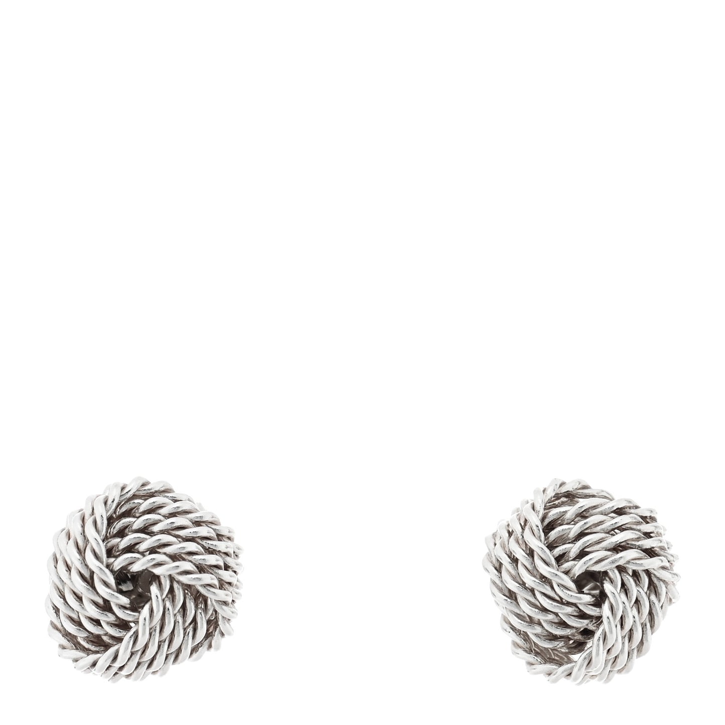 Sterling Silver Twist Knot Earrings