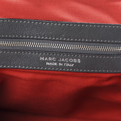 Marc Jacobs Calfskin Quilted Little Stam Dark Grey 5 of 9