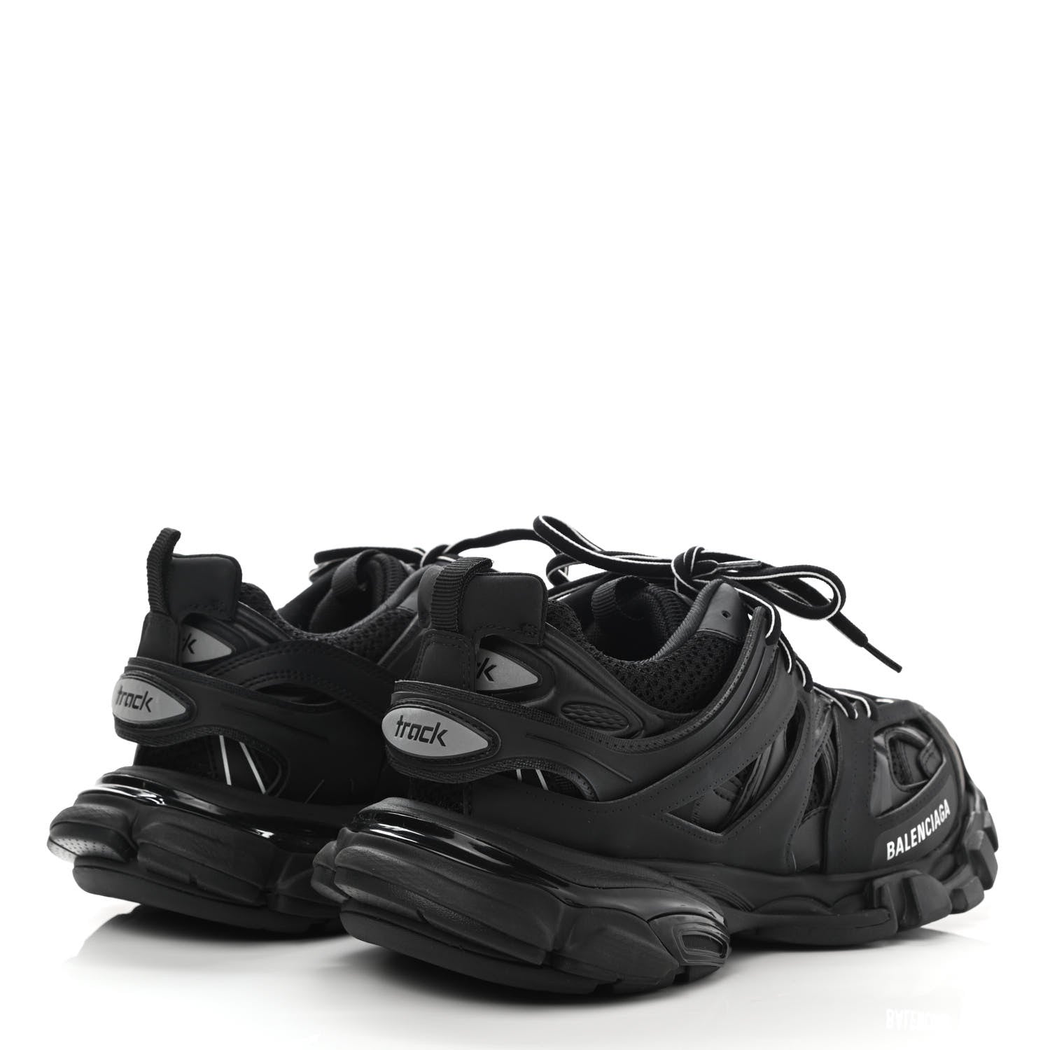 Balenciaga Mesh Nylon Mens Track Sneakers 40 Black 4 of 8