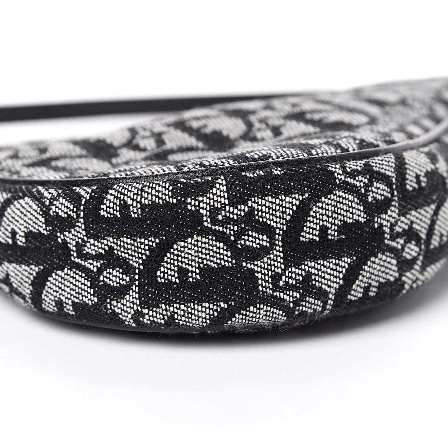 Monogram Mini Saddle Pochette Black