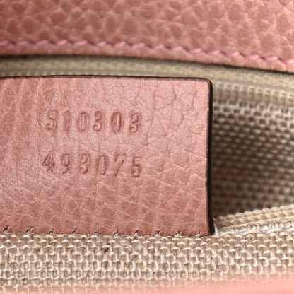 Gucci Dollar Calfskin Small Interlocking G Shoulder Bag Soft Pink 7 of 10
