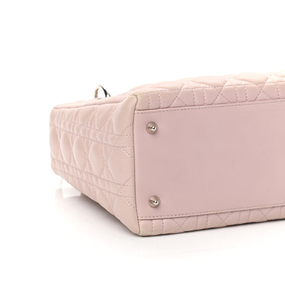 Christian Dior Lambskin Cannage Medium Lady Dior Light Pink 8 of 13