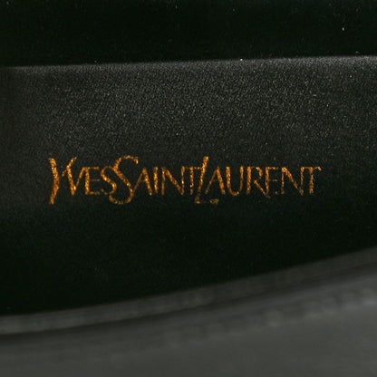 Saint Laurent Textured Patent Monogram Large Belle De Jour Clutch Black 6 of 7