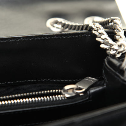 Saint Laurent Calfskin Y Quilted Monogram Medium Loulou Chain Satchel Black 12 of 20