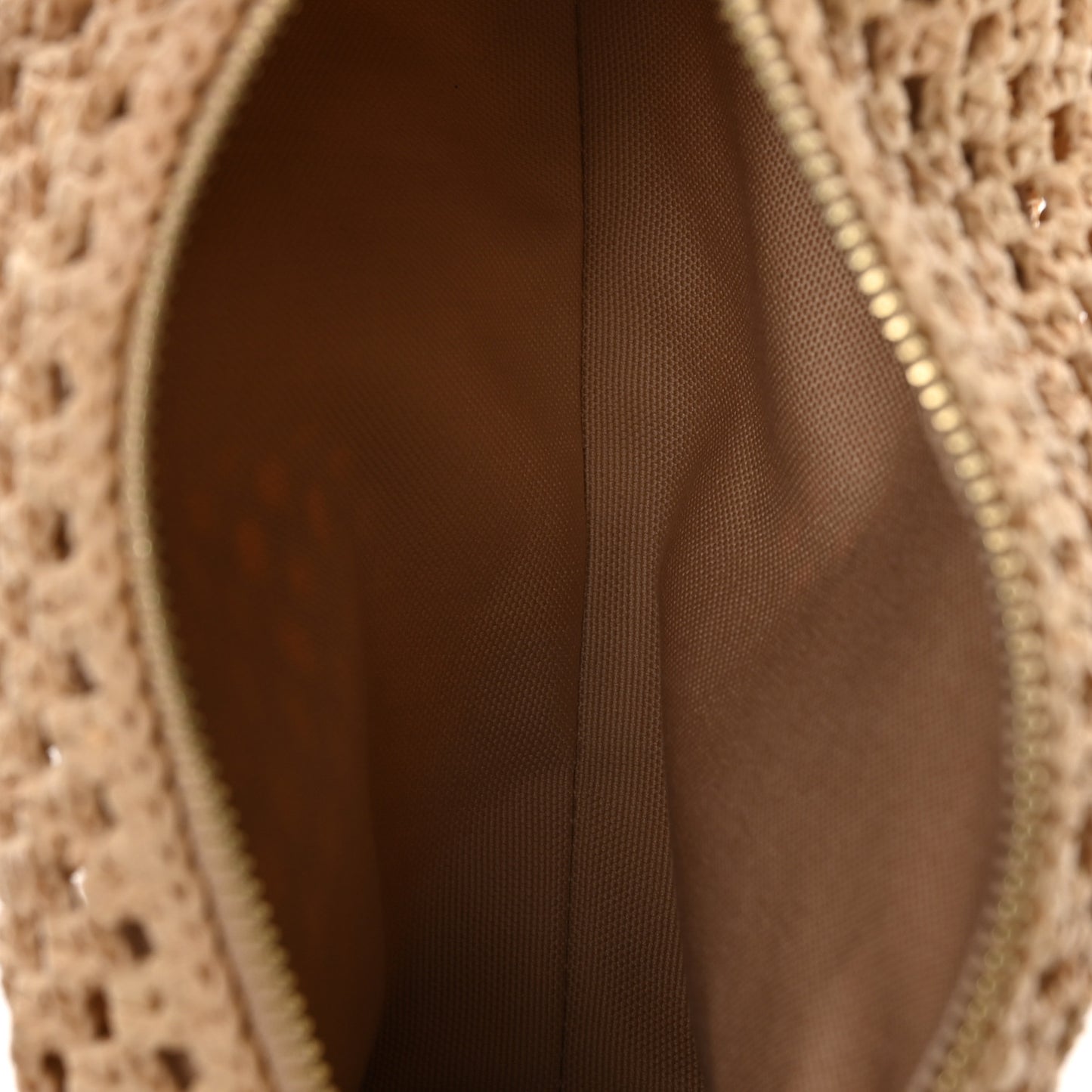 Raffia Side Trunk MM Natural Brown